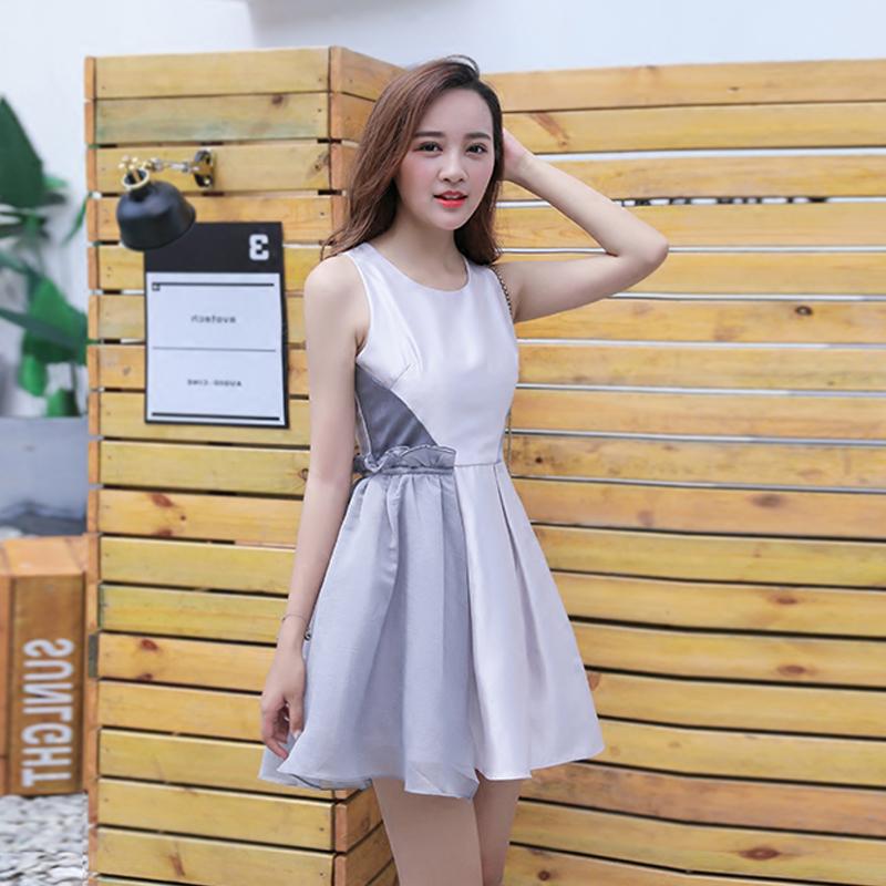 气质修腰显瘦小个子连衣裙