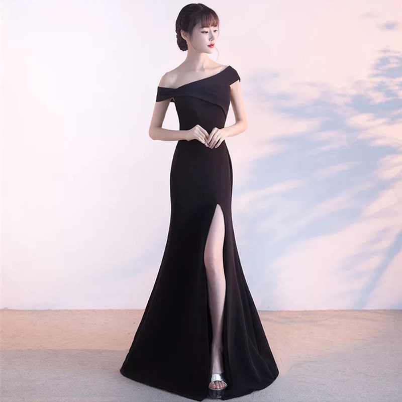 敬酒晚礼服聚会派对主持人连衣裙