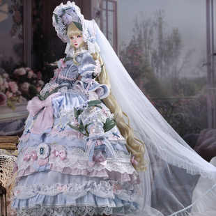 莫奈的后花园 3分BJD 风信子 西尔维娅 娃衣 馥郁花庭GEM官服套装