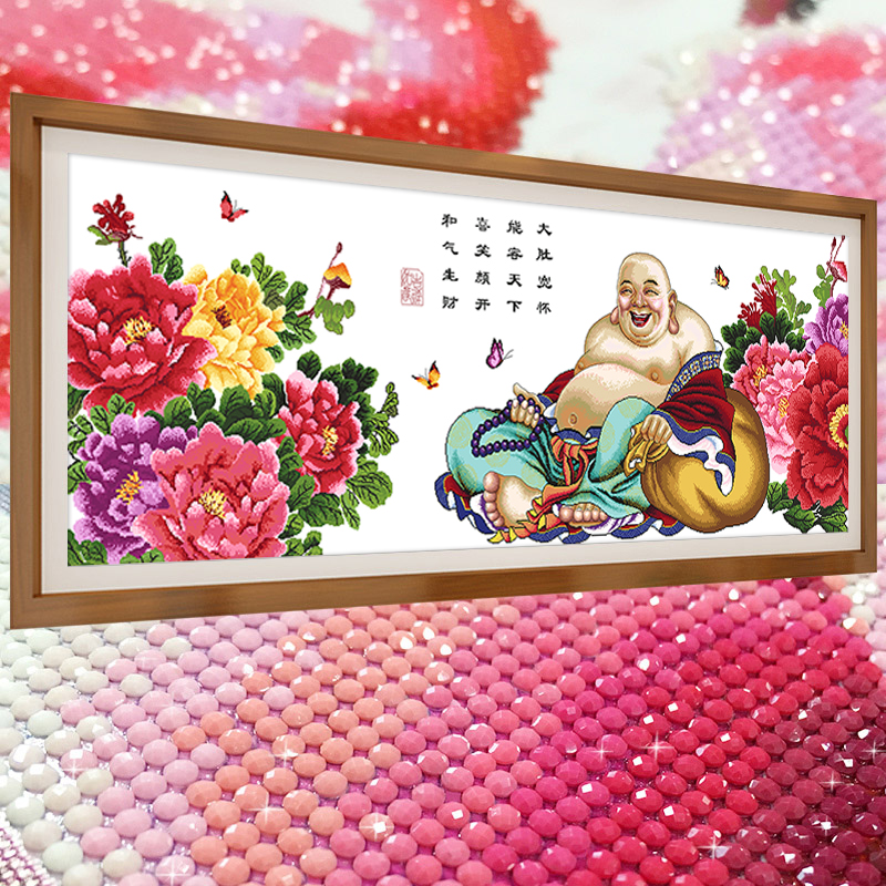 弥勒佛2024新款5D水晶钻石画满钻