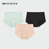 好波大码 HS2401 性感穿出翘臀小裤 中腰女三角内裤 高腰收腹提臀大码