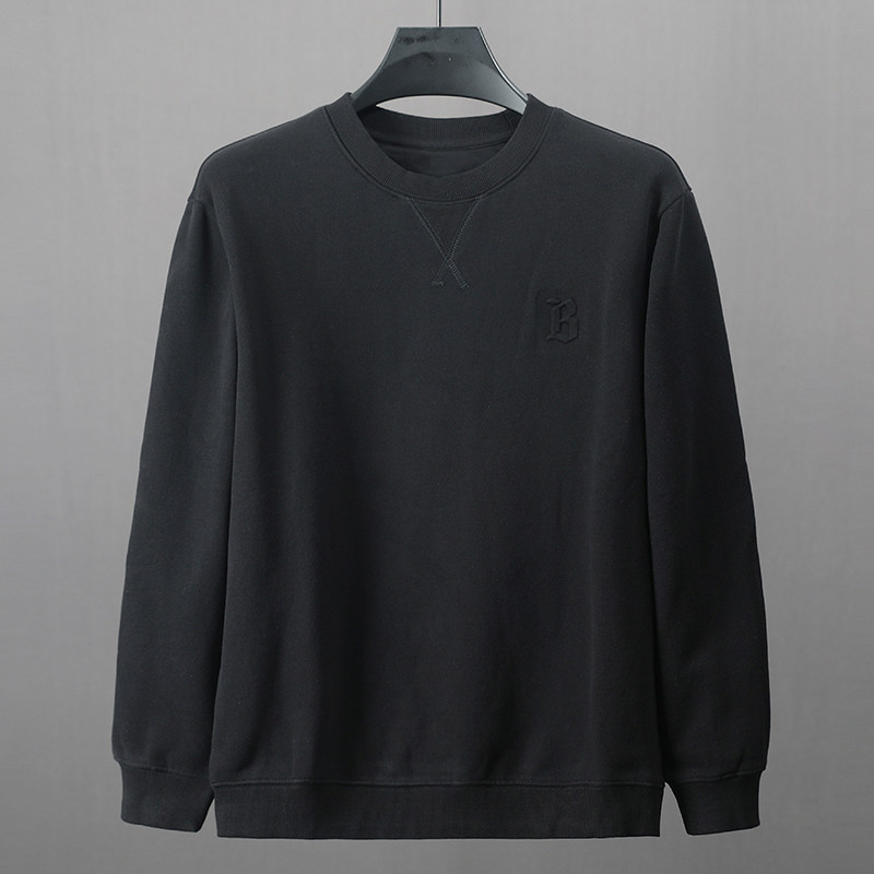 王炸牛货！100全棉 秋冬加绒加厚2024新款宽松大码套头外套卫衣男
