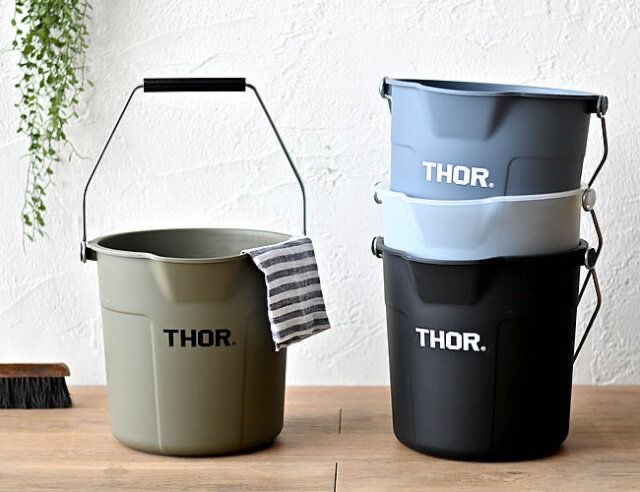 THOR塑料10升复古水桶日韩限定款