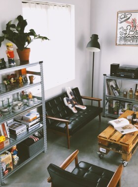 包邮现货 意大利METALSISTEM置物架多层NIGO货架可拆装移动镀锌