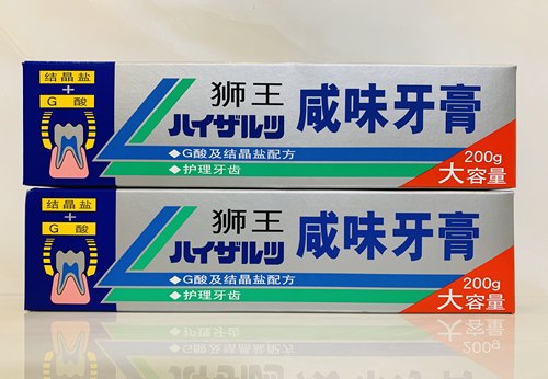 狮王200g结晶盐去口臭固齿牙膏
