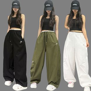 舒适薄款 2561款 阔腿休闲裤 SCK潮牌双腰头长裤