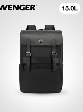 瑞士军刀WENGER威戈双肩包15.6英寸笔记本电脑常规容量防泼水