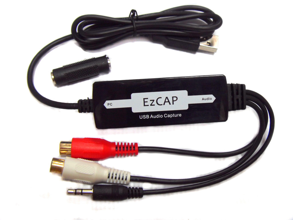 ezcap USB录音机音频录制采集卡左右声道采集 USB Audio Capture