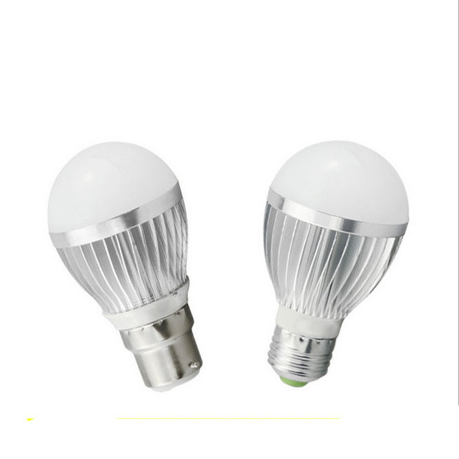 室内照明3W5W7WE27螺口铝材质LED节能球泡灯宽压全球通用电压