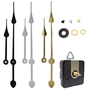 跨境电商用于20寸挂钟配件 时分针配静音石英钟机芯工厂