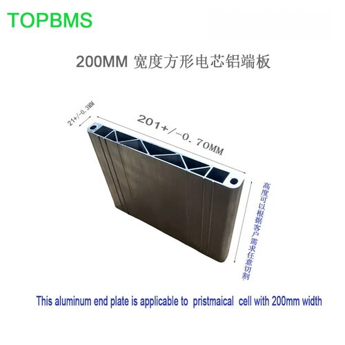 TOPBMS方形EVE150AH铝端板200MM