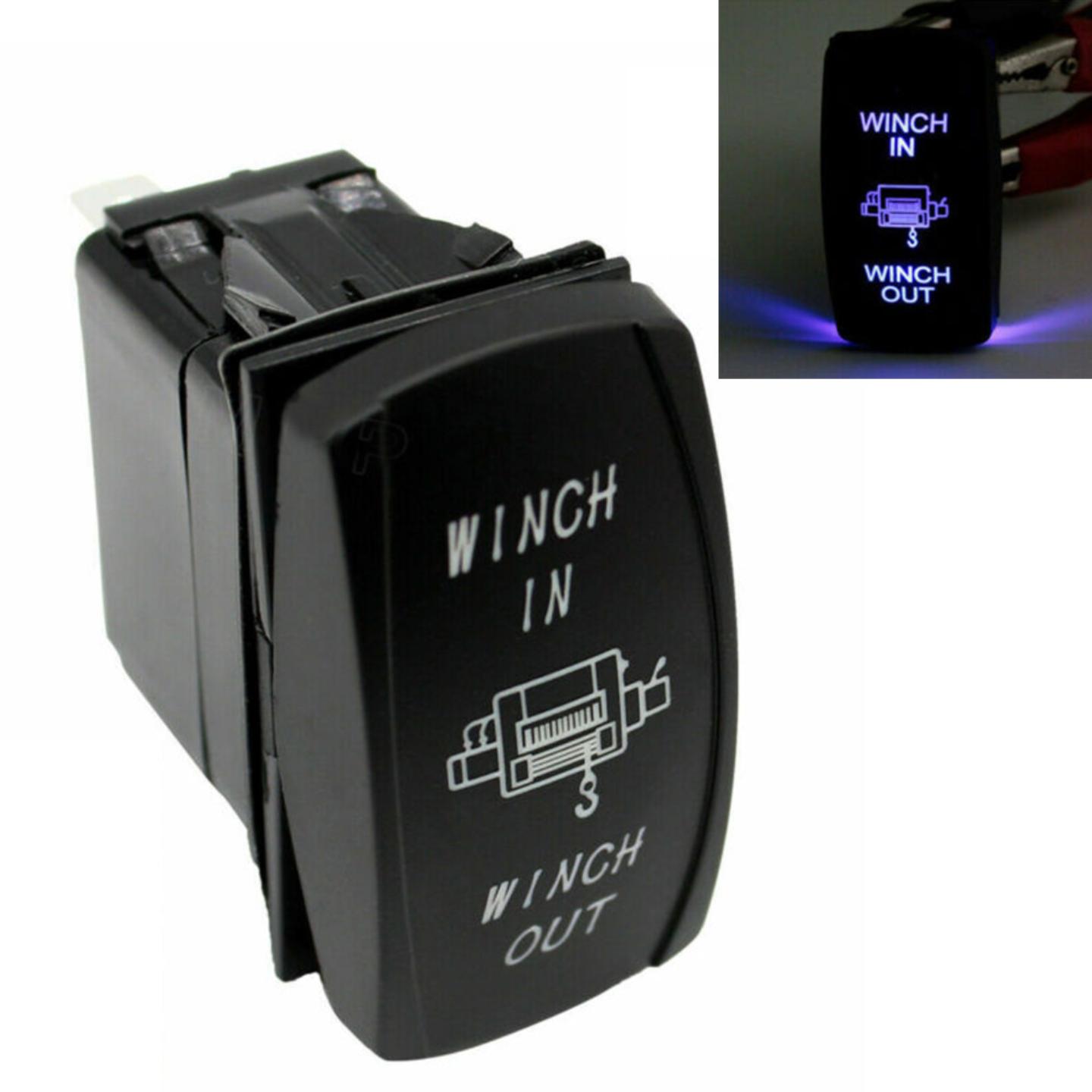 7 针绞盘适用于越野车和游艇12V LED 摇臂开关适用于吉普卡车船舶