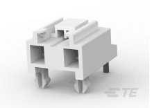 2-178496-1/21784961 2PIN 90度自然色针座 间距7.92 mm