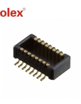 Molex正品线对板5003340160/500334-0160黄铜镀金间距0.5mm针座