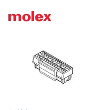 Molex正品线对板5041861600/504186-1600间距1.25mm白色16P胶壳