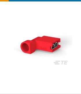 泰科/TE原装正品2-520334-2黄铜镀锡直式F型压接母端子22–18AWG