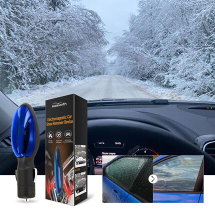Homonth Electromagnetic Heating and Snow Removal Device Car Glass Snow Removal, Ice Melting and Defrosting Portable Car De-Icing Device