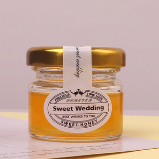 玻璃瓶25ml蜂蜜小号瓶喜蜜瓶28g35g蜂蜜瓶燕窝瓶试吃瓶果酱瓶 包邮