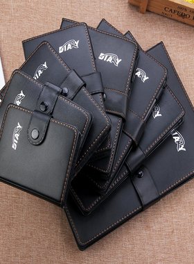 万里  98系列 皮本 带扣本 98032 32K  记事本 黑色仿皮本 98060