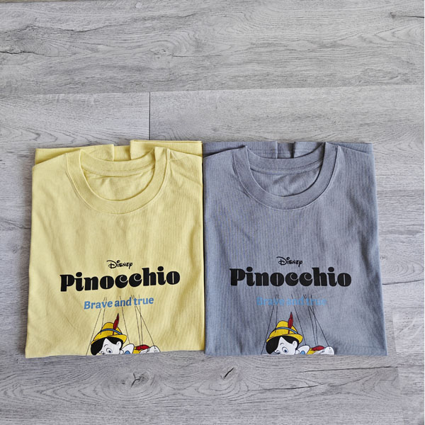 短袖圆领纯棉宽松版女式T恤