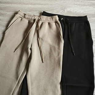 白菜价 外贸出口日单尾货 品质极好 宽松显瘦松紧腰长裤 收口卫裤