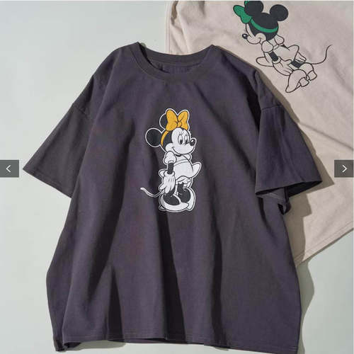 FS别注份 外贸出口日单尾货 前后印经典卡通图案圆领短袖女式T恤