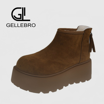 小个子增高8厘米勃肯雪地靴女