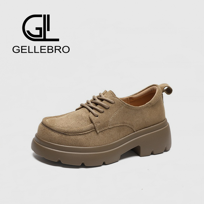 平跟中国乐福鞋聚氨酯绒面复古