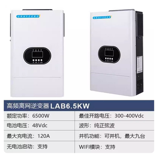 雷零逆变器12KW65太阳能光伏MPPT逆控一体机储能电池组储能家商用