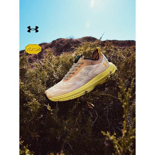 安德玛越野跑鞋女2025秋季新款透气减震防滑耐磨运动休闲男鞋