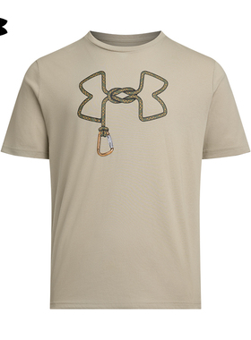 UA Outdoor Rope Branded男子户外运动短袖T恤1390223