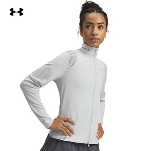 Engineered女子全拉链训练运动外套6004021 安德玛官方UA秋冬Halo