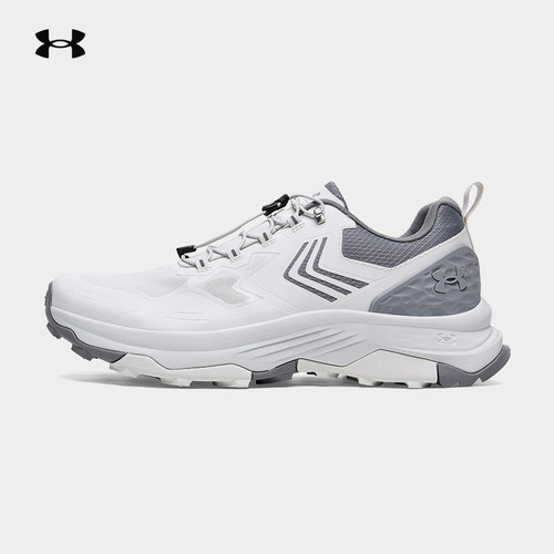 UA户外防滑缓震越野跑鞋男通勤徒步登山透气耐磨运动鞋