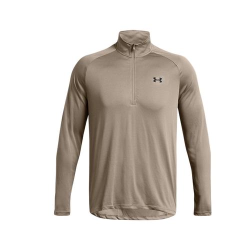 Tech男子1/2拉链宽松训练运动长袖T恤1328495