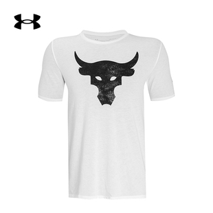 T恤1357186 Rock强森男子训练运动短袖 安德玛官方UA Project