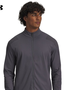 安德玛官方UA秋冬Halo Engineered男子全拉链训练运动外套6007449