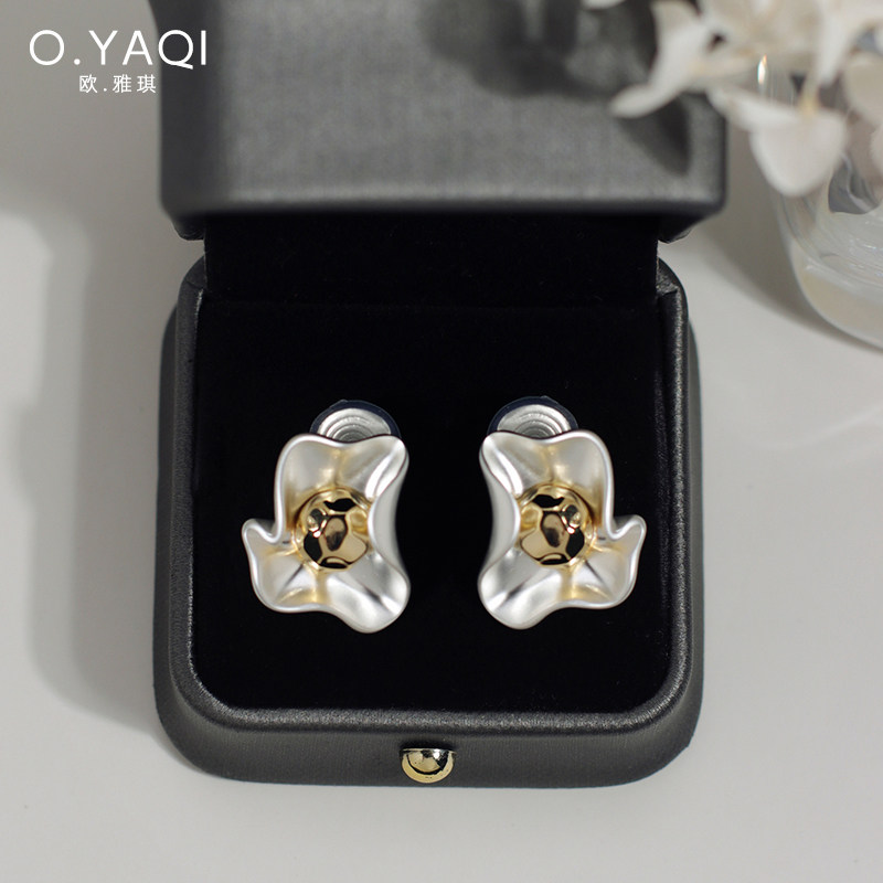 无耳洞温柔哑光银色花朵一体蚊香盘耳夹奶油风耳钉女耳饰甜美时尚,饰品/流行首饰/时尚饰品新,耳夹,淘宝优惠券,粉丝福利购,淘宝优惠卷