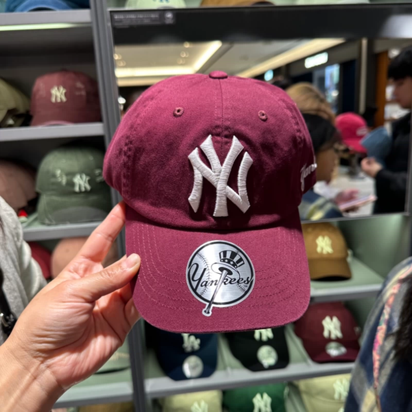 韩国MLB帽子专柜正品刺绣棒球帽鸭舌帽大帽檐遮阳帽王鹤棣同款帽