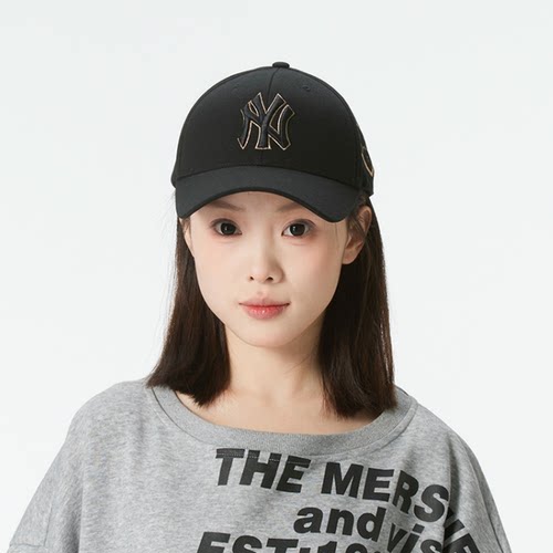 洋基队棒球帽MLB防晒鸭舌帽刺绣