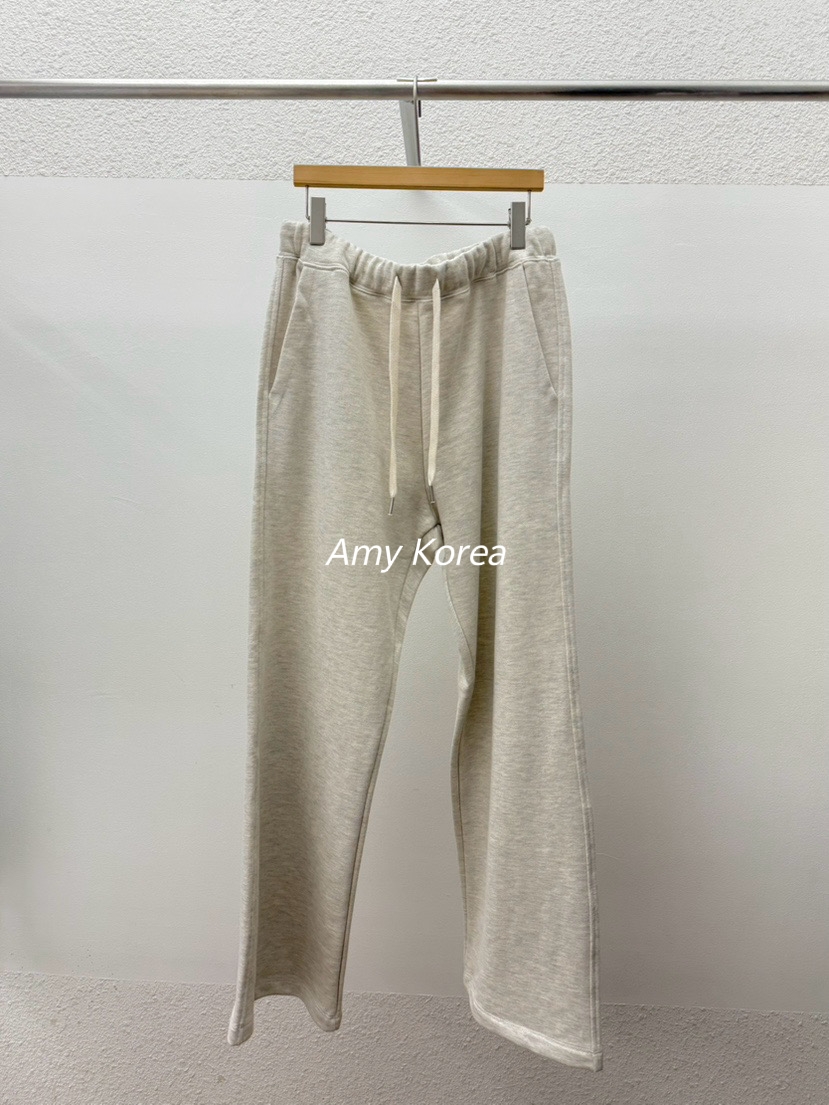 ROMANTICIZE Amy韩代 25fw 东大门 纯色 抽绳直筒 休闲长裤