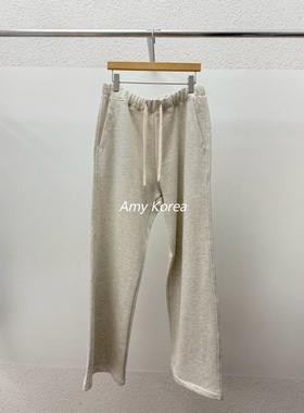 ROMANTICIZE Amy韩代 25fw 东大门 纯色 抽绳直筒 休闲长裤