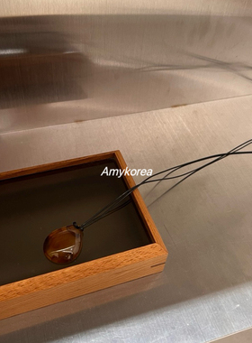 tempting Amy韩代 25fw 东大门 原创设计师款 项链水滴吊坠 小众