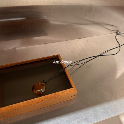 tempting Amy韩代 25fw 东大门 原创设计师款 项链水滴吊坠 小众