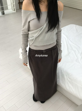 pado Amy韩代 25早秋 东大门 时尚纯色插肩袖 长袖t恤 打底百搭