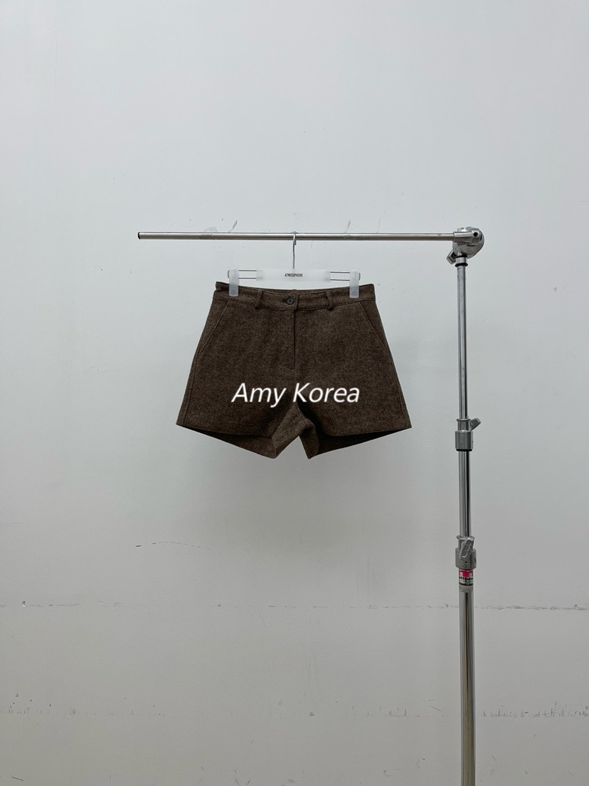 ATMOSPHERE Amy韩代 25fw 东大门 纯色短裤 休闲百搭