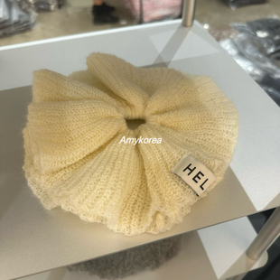 helder Amy韩代 25fw 东大门 新款洋气 针织大肠发圈发饰发绳百搭