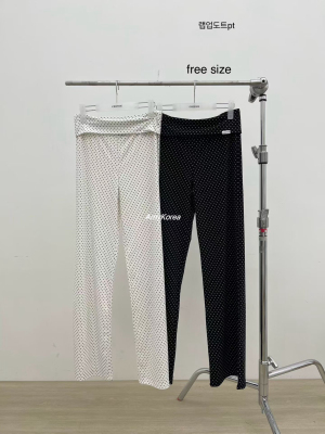 atmosphere Amy韩代 26早春 东大门 腰头翻边 微喇叭休闲裤洋气