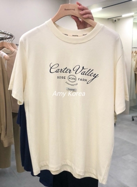 remaking Amy韩代 25fw  东大门 英文字母  短袖t恤 休闲百搭