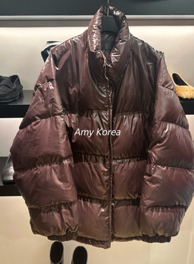 FEBRUARY 11 Amy韩代 25fw 东大门 亮面时尚胖 羽绒服外套