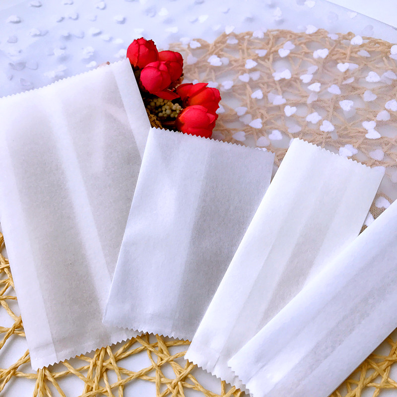 三层空白棉纸袋凤梨酥开运酥包装冰面包饼干酥纸袋花茶叶袋100只